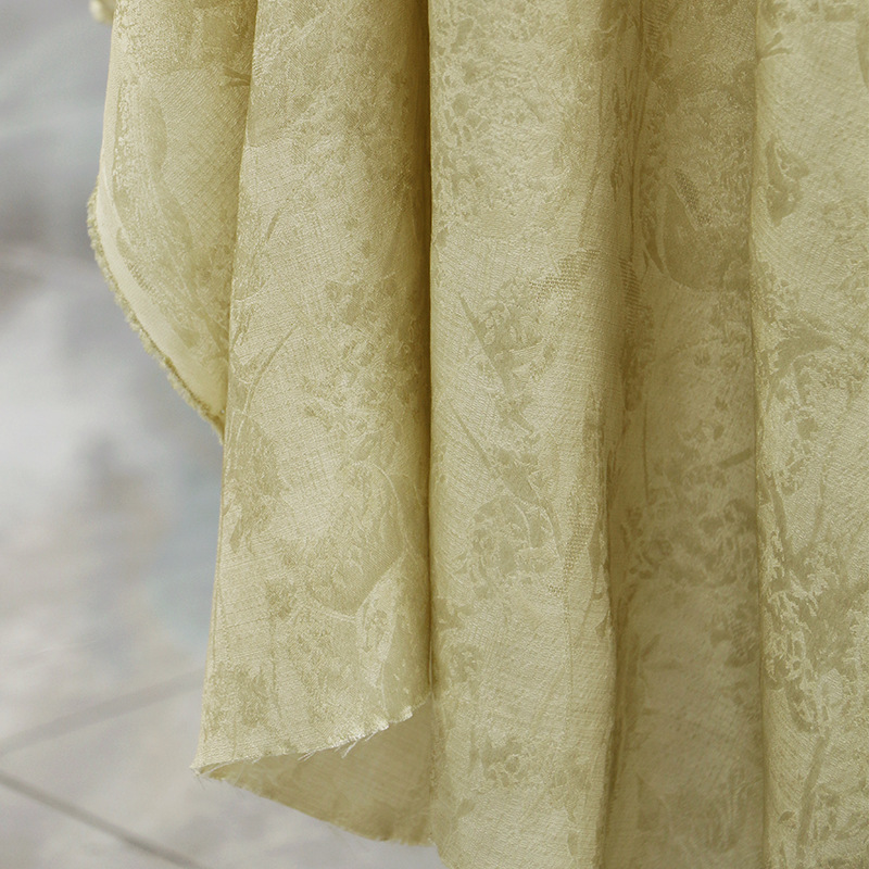 Picture of [Glittering Glance·Silk Hollow Jacquard] 19 Mumi Silk Fabric Handmade Dirty Dyed Cold Dyed Fabric
