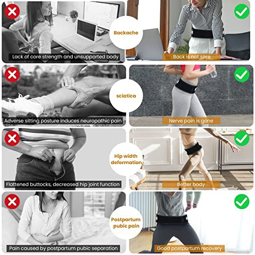 Picture of Amazon Pregnant Women Postpartum Abdominal Belt Restraint Waist Seal Belly Belt Breathable Belt Belt Correction Belt Pelvic Belt Cross-Border