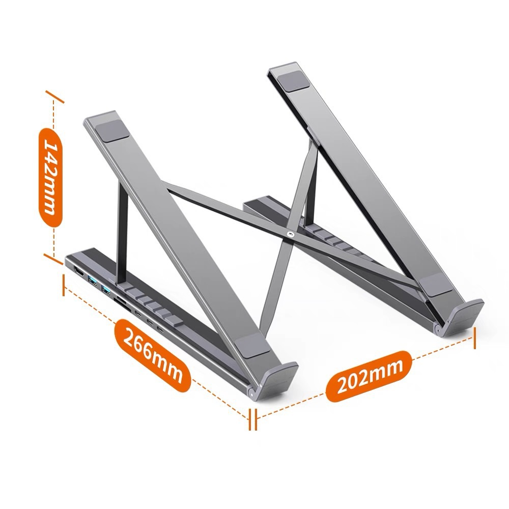 Picture of Cross-Border Laptop Stand Docking Station Multi-Function Adjustable Computer Stand Hub Computer Stand Docking Station