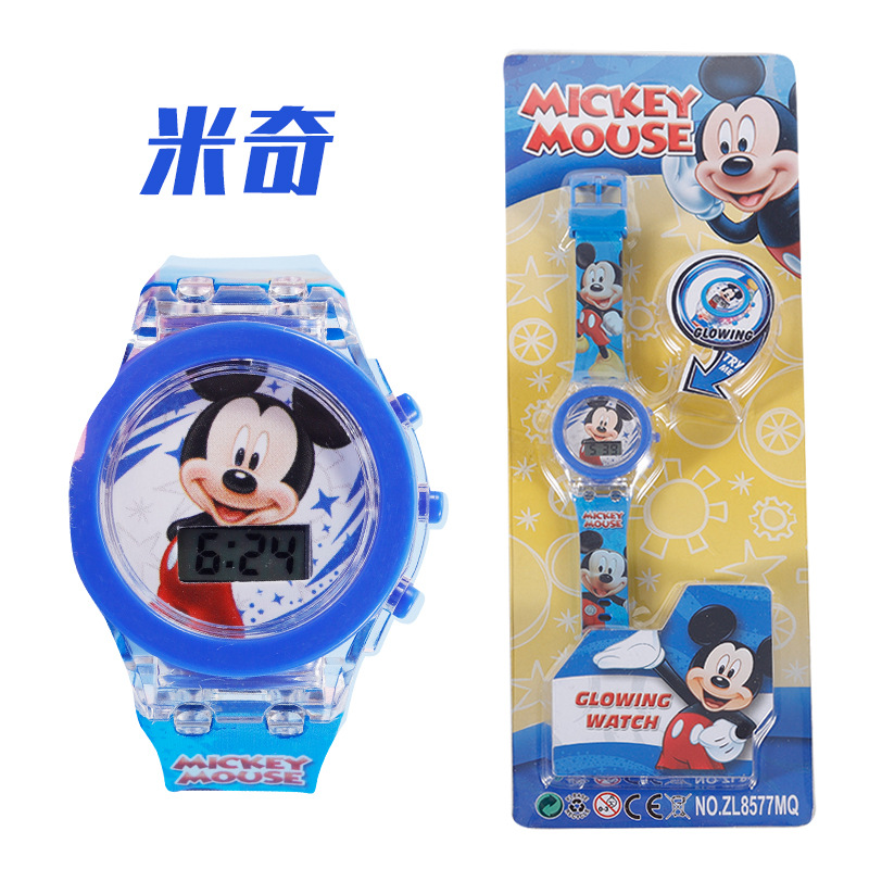 Picture of Foreign trade cross-border children's cartoon watch girl boy cute with light baby toy watch electronic watch wholesale