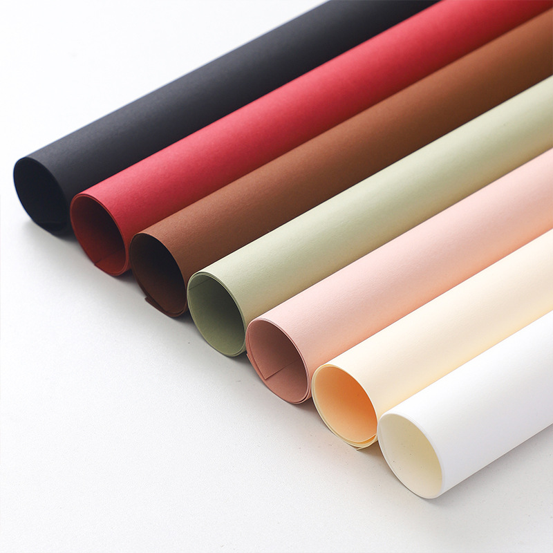 Waterproof Solid Color Style Fenghua Paper Wrapping Paper Flower bouquet Wrapping Paper Thickened Kraft Paper Floriculture Material Florist
