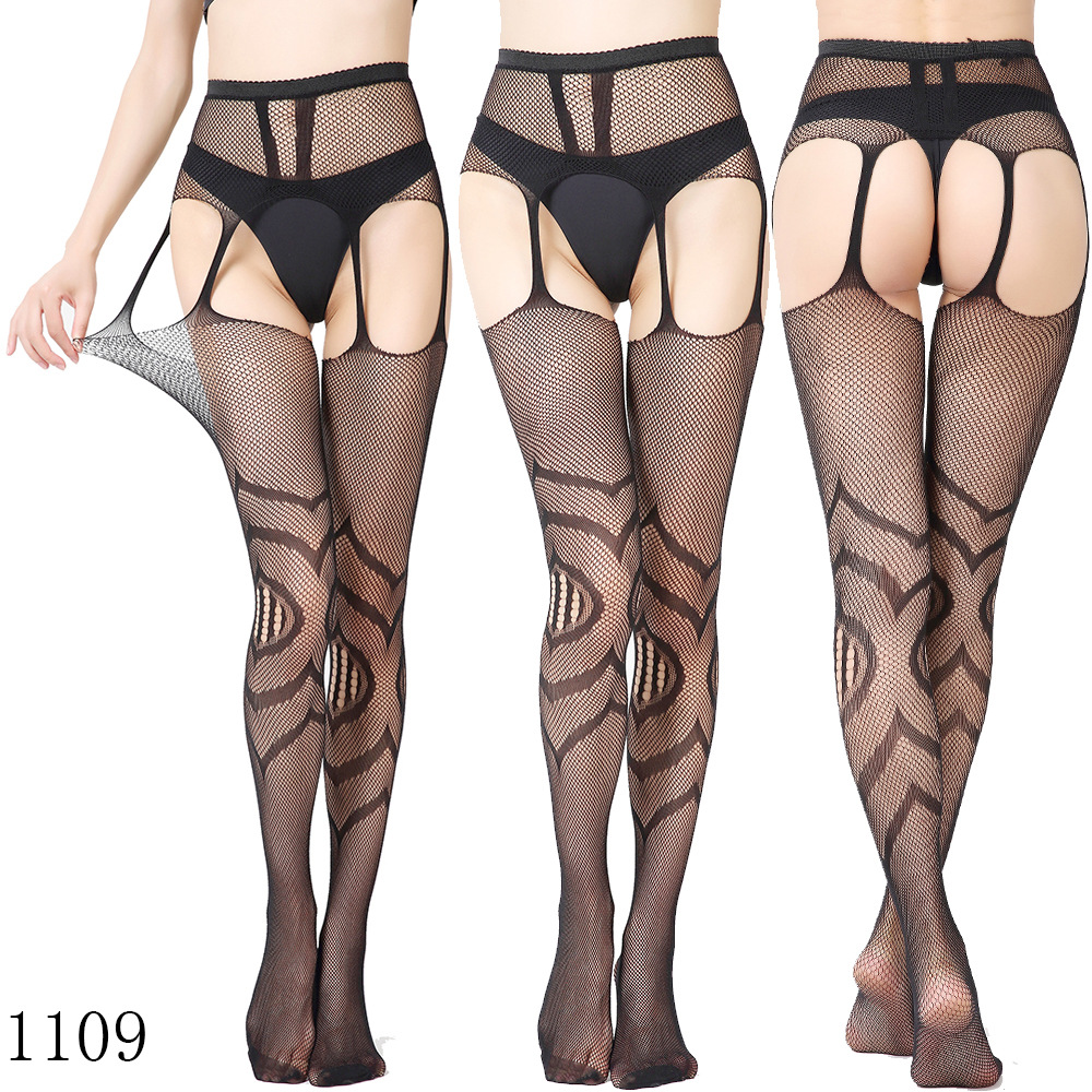 Picture of Sexy Underwear Sexy Large Size Garter Belt High-end Thickened Sexy Women's Sexy Silk Stockings Sling Belt Pantyhose