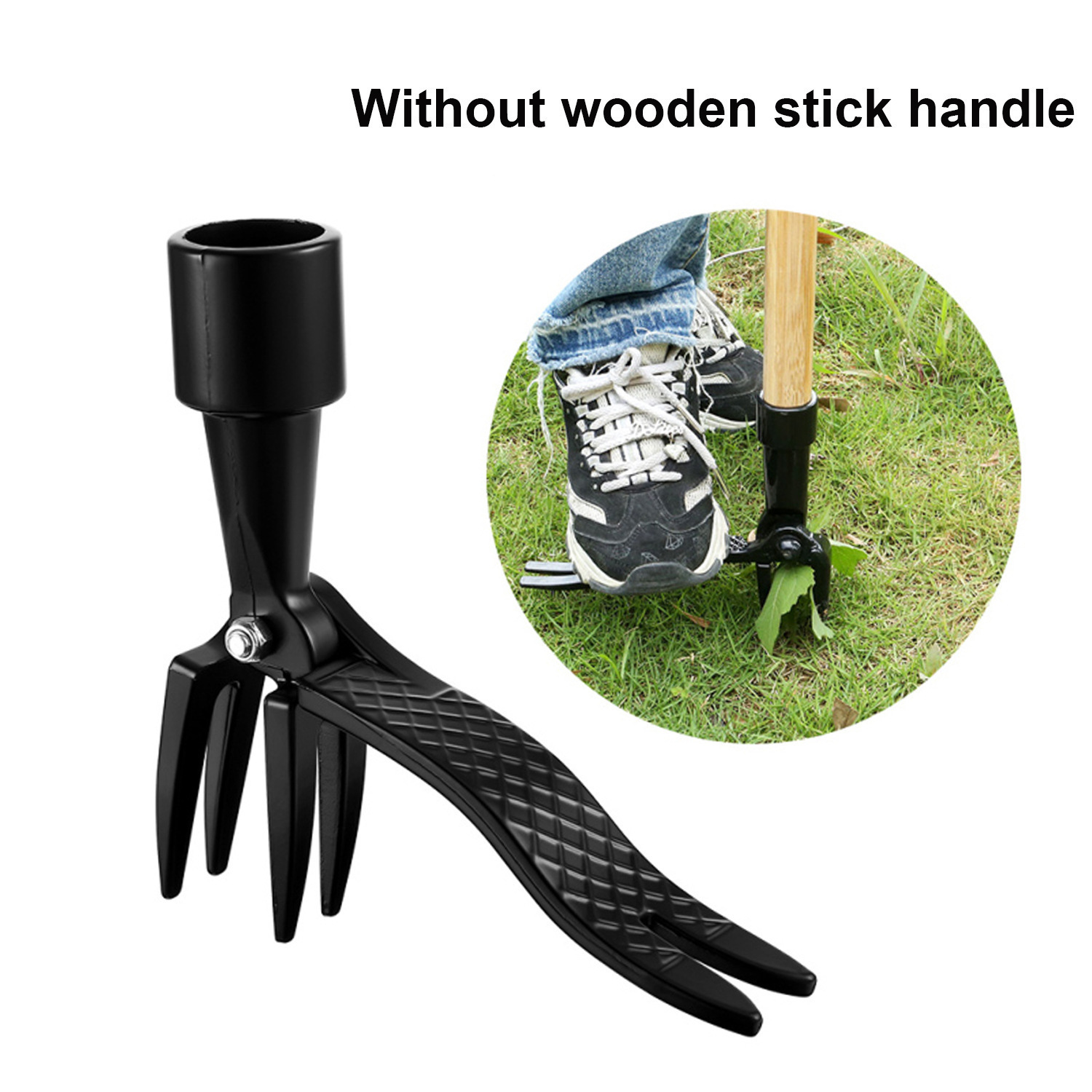 New Foreign Trade Product Stand up Weed Puller Manual Weed Remover Root Lifter No Bending Root Shovel Clip