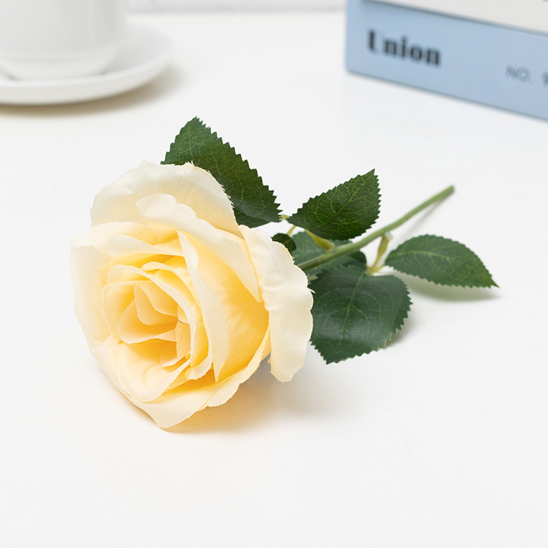 Picture of Cross-Border Supply Velvet Rose Home Decoration Wedding Bouquet Gothic Halloween Black Rose Simulated Rose