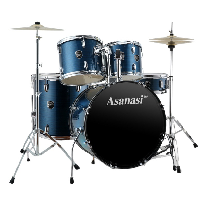 Asanasi Q900 Adult and Kidsren's Drum Set for Beginners Jazz Drum 5 Drums 34 Cymbals Percussion Instruments Wholesale