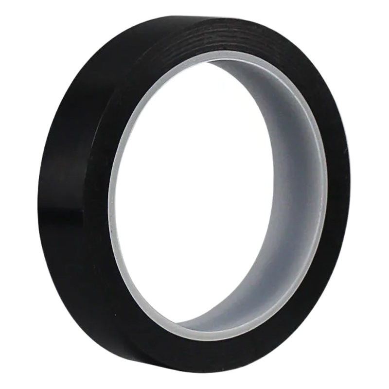 Black PET high temperature resistant led light with light blocking waterproof seamless single-sided screen light blocking strip