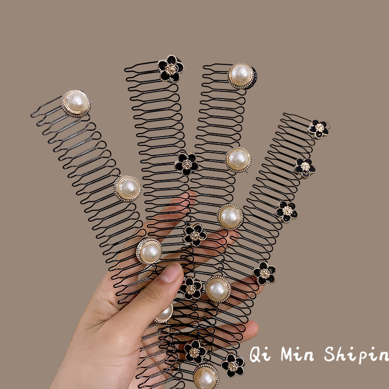 Camellia Hair Comb Hair Hair Finishing Hairband Children's Hairpin Women's Head Clip Headwear Hairpin