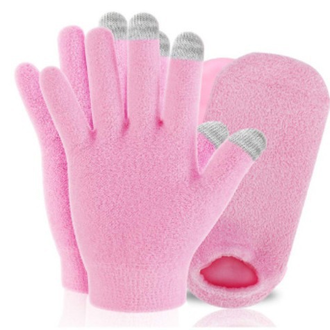 Hand Film Foot Film Gloves Feather Yarn Touch Screen Gloves Green Foot Cover SPA Hand and Foot Protective Gloves