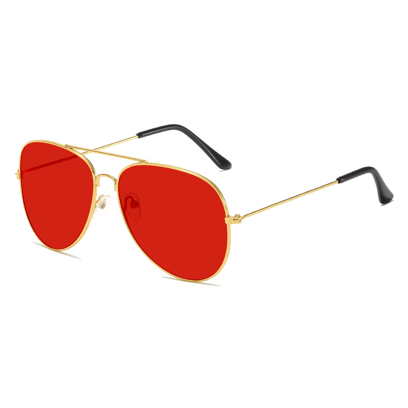 Picture of New fashion color sunglasses men and women sunglasses star with outdoor driving driver glasses goggles
