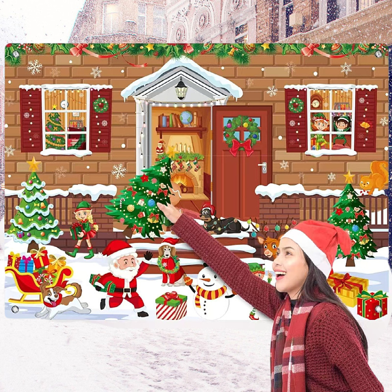 Picture of Amazon cross-border children's early education 3DIY three-dimensional felt game package storyboard learning board printing dinosaur animals