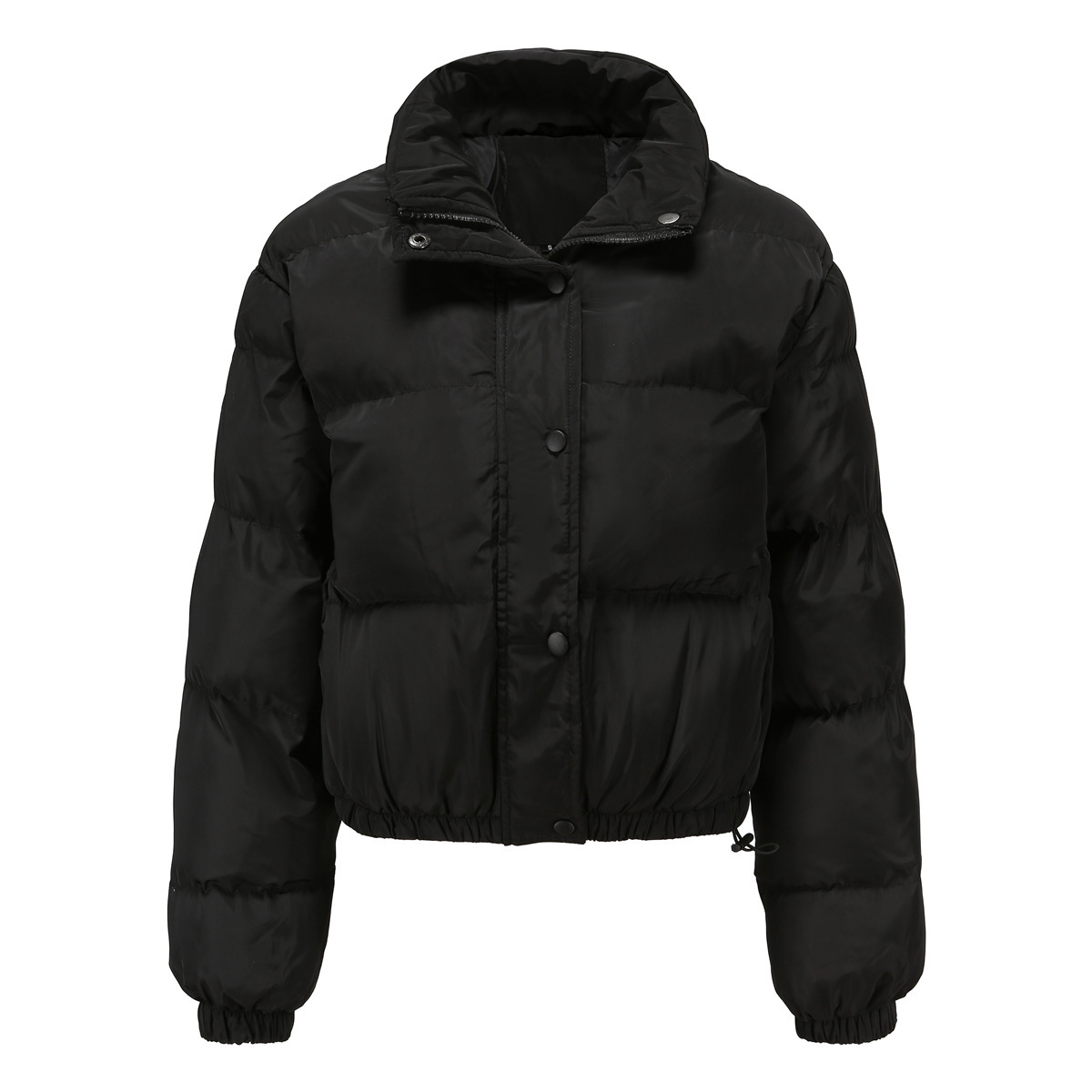 Picture of Cotton-padded clothes Russian cotton-padded jacket Women's Elegant Short Street Photography Autumn and Winter High Collar