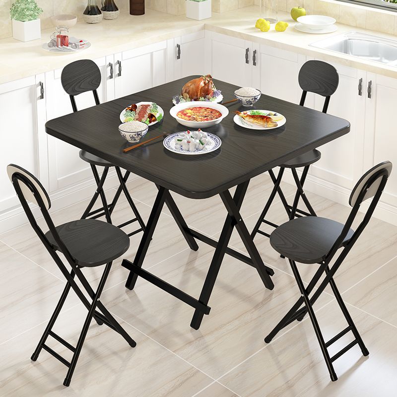 Foldable Table Home Dining Table Simple Portable Dining Table Rental Room Square Small Apartment Dining Simple Table