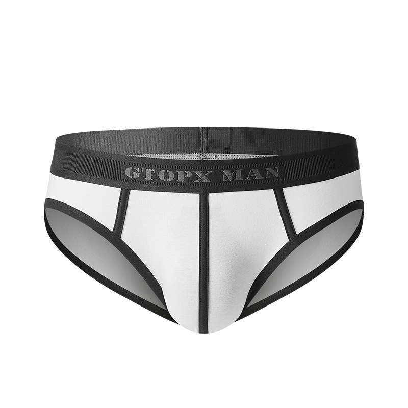 GTOPX MAN pull barrel contrast color line U convex large pocket cotton single-layer briefs GT241
