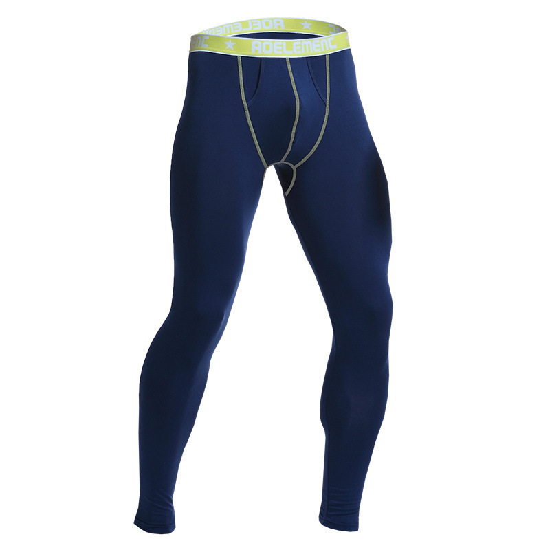 Picture of New Autumn Trousers Men's Autumn and Winter Thin Tight Leggings with Bullet Separate Pocket Men's Warm Pants Young Autumn Trousers