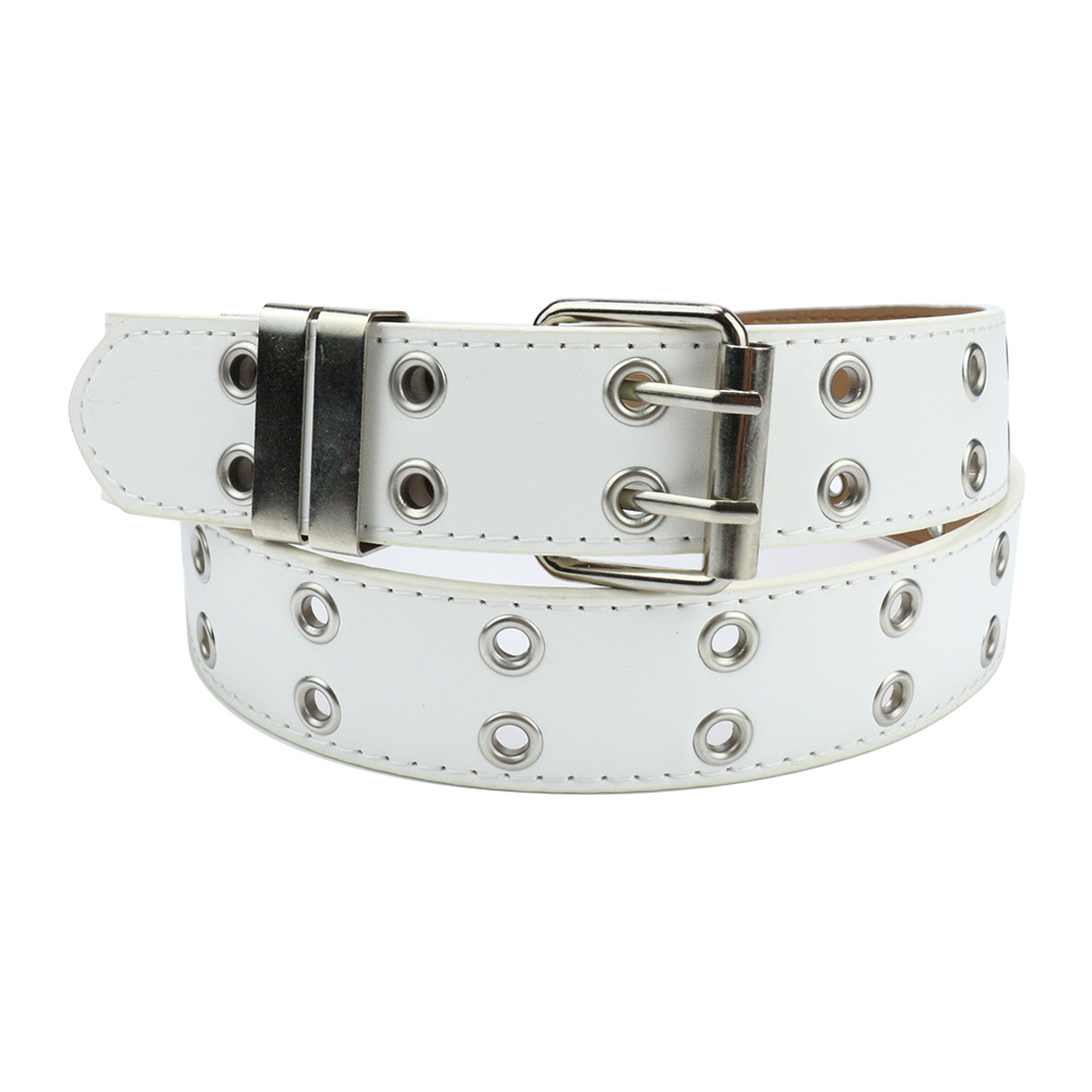 Picture of Cross-border punk belt women's decorative all-match y2k niche design pink chain jeans with eye belt
