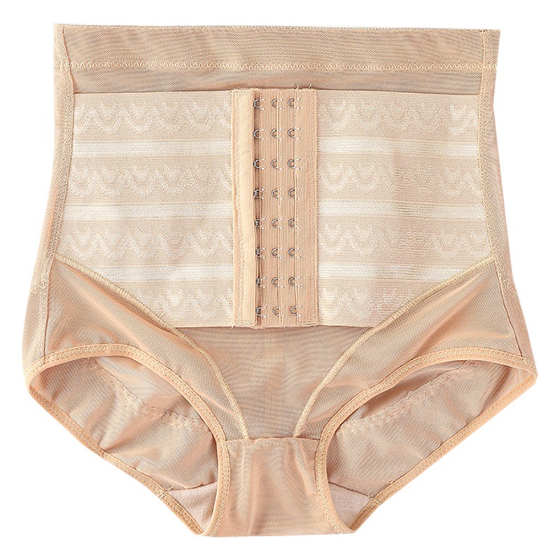 Picture of New Thin Buckle High Waist Women's Postpartum Body Shaping Pants Waist Body Stomach Lifting Hip Body Belly Tinting Underwear