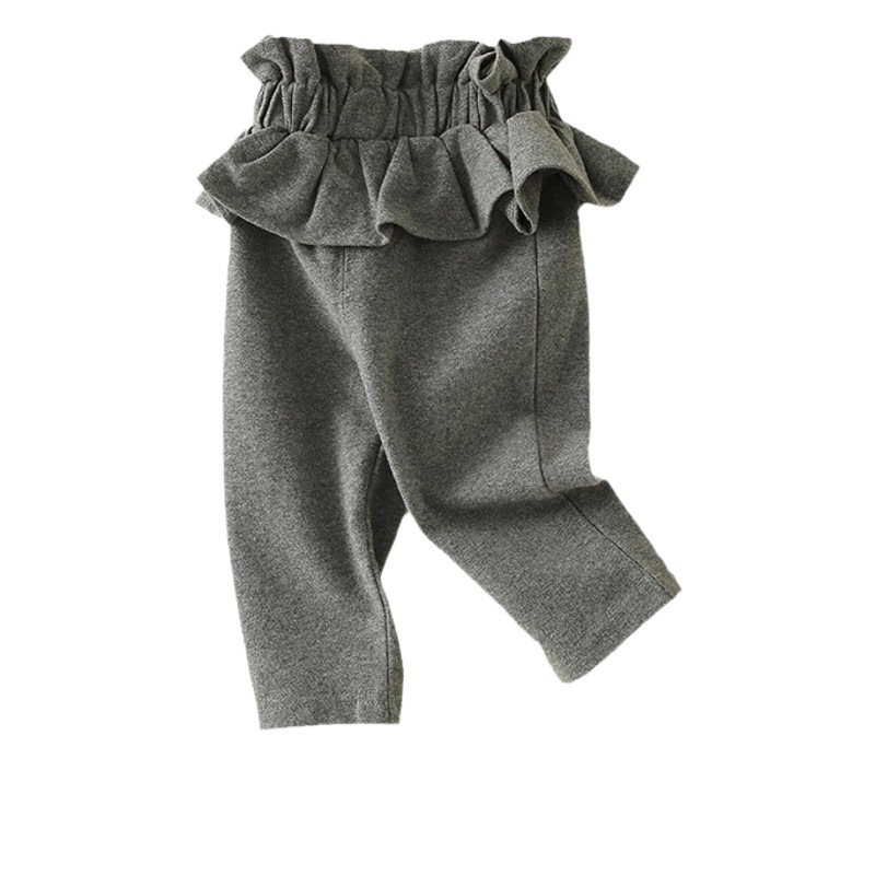 Girls' Floral Pants 2025 New Autumn Style for 0-3 Year Old Baby Girls, Casual Pants for Toddlers, Lace Long Pants for Girls