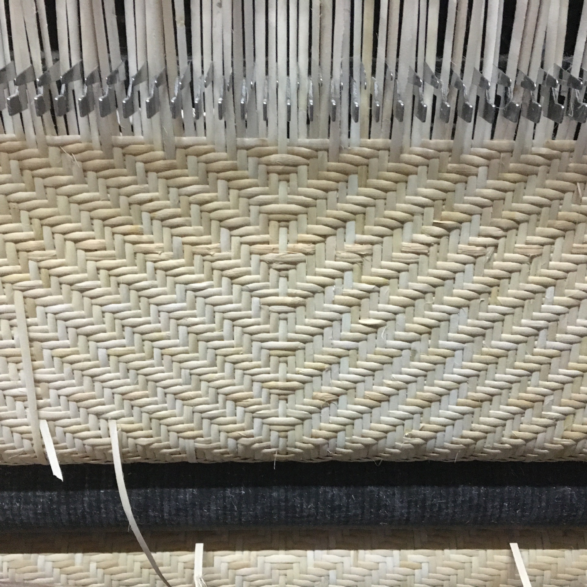 Picture of Indonesian Natural Rattan Material V-Shaped Mat Rattan Leather Rattan Rocking Chair Backrest Rattan Products Cabinet Door Decoration Rattan Mat Densely Woven