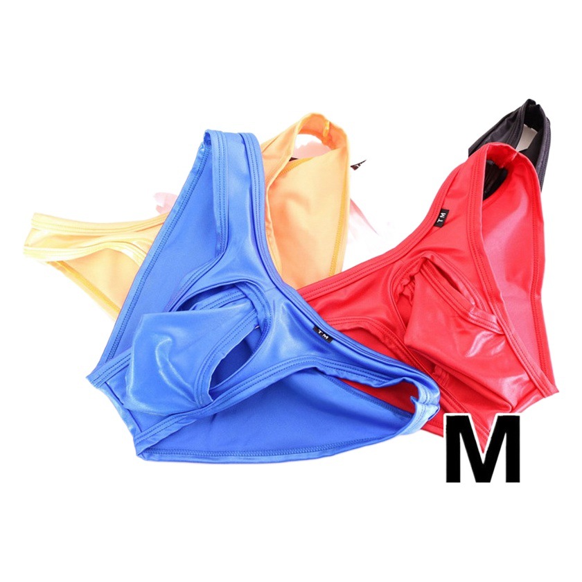 New men's hollow stitching triangle underwear men's Sexy Stretch silky air bag base Retail Wholesale