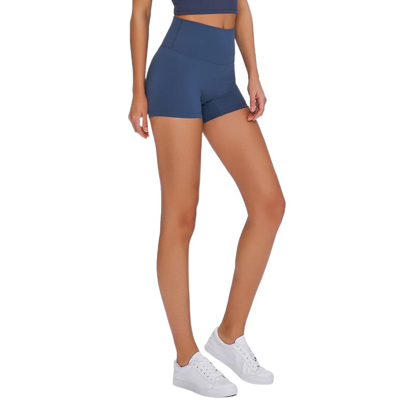 Spring and Summer New Style Nude-Feeling T-Line Fitness Shorts Elastic Slim Sports Running Yoga Pants Butt Lift S2046