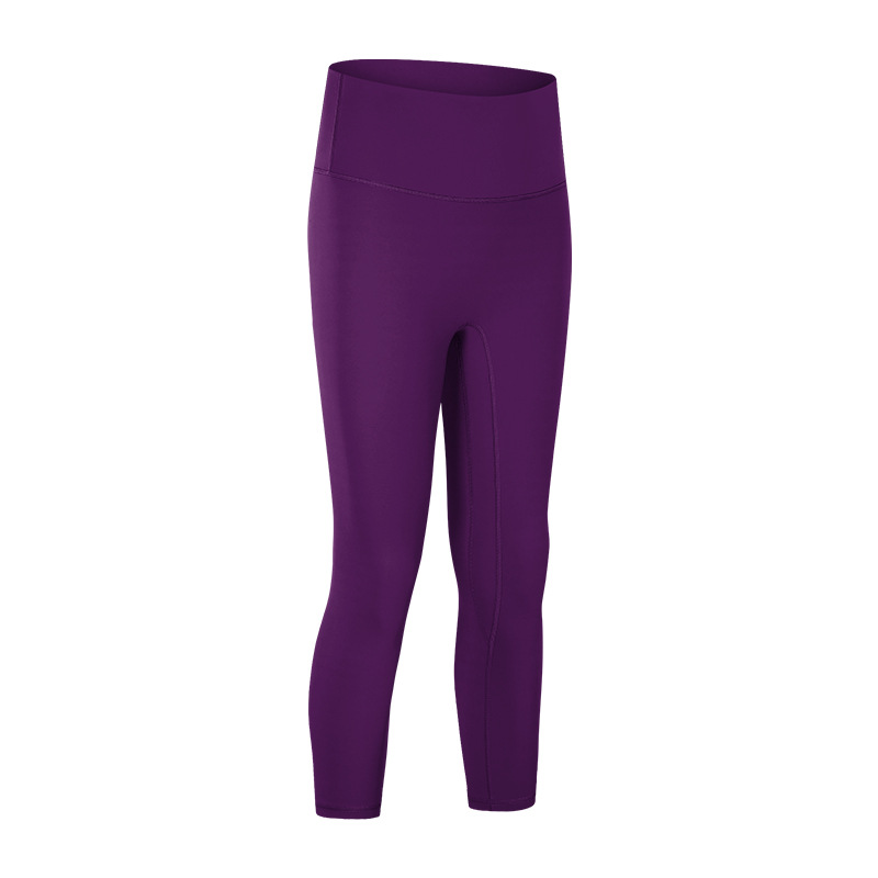 Picture of Spring and summer double-sided sanding naked feeling new no embarrassment line yoga pants running sports fitness cropped pants DL065