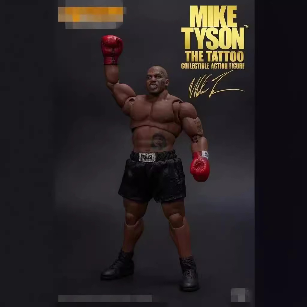 Picture of Direct selling in stock boxing champion 1 generation 2 generation Tyson Ali boxing champion Mike Tyson three head carving movable hand