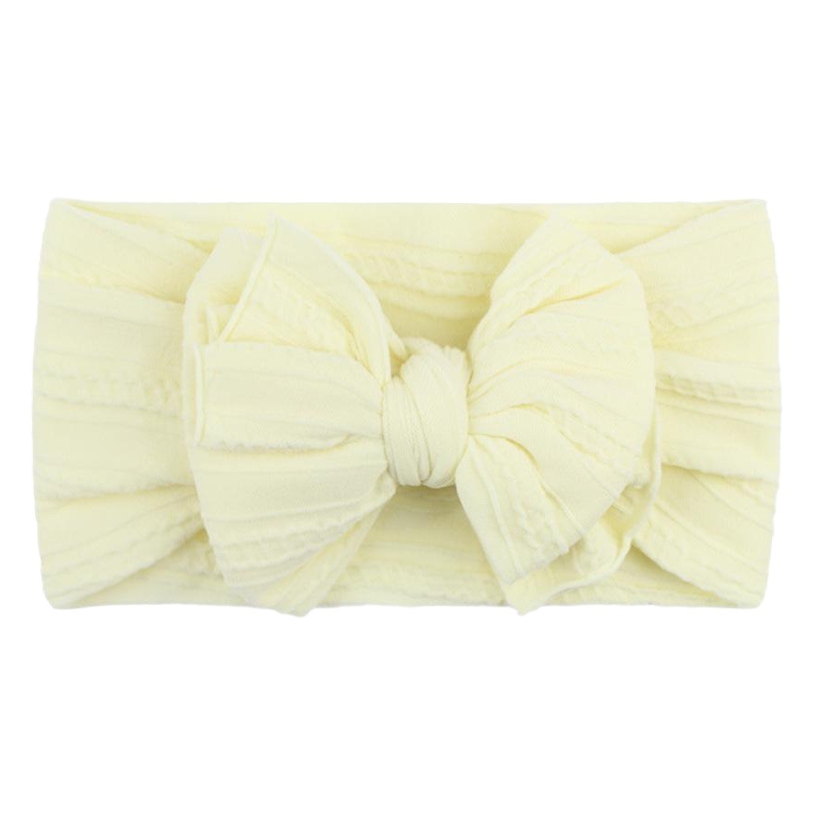 Cross-Border New Soft Nylon Jacquard Hair Accessories Children's Headband European and American Creative Baby Elastic Double Ponytail