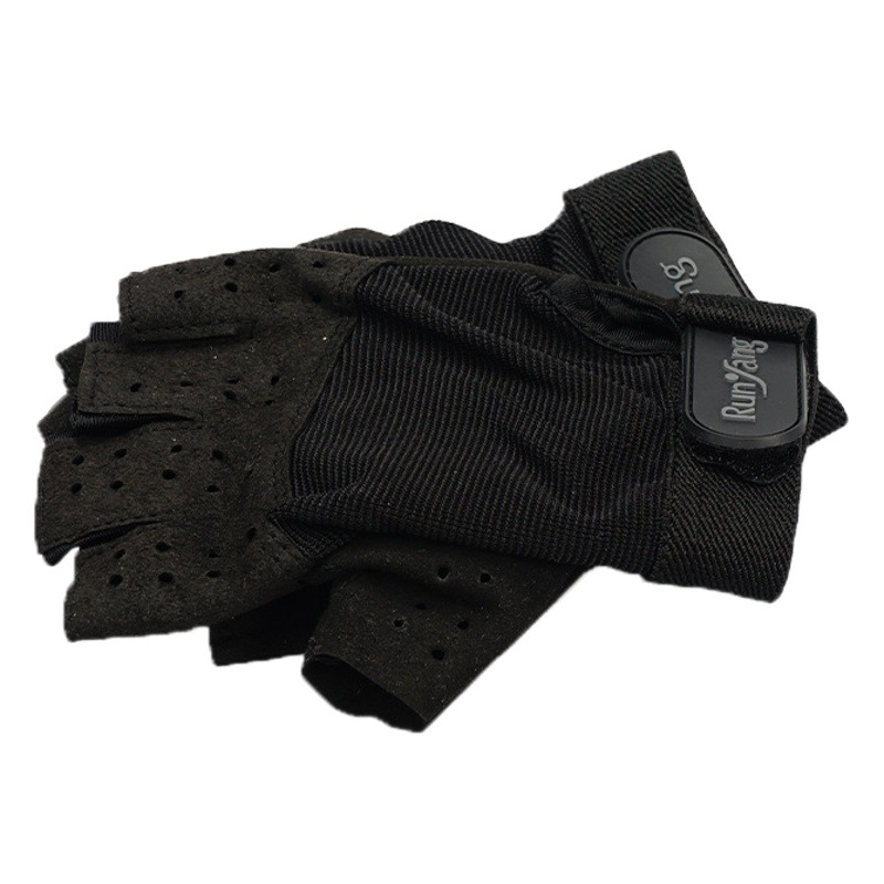 Runyang Sports Palm Guards for Men and Women Fitness Training Thin and Comfortable Protective Gear Basketball Football Palm Guards Student Half-Finger Gloves