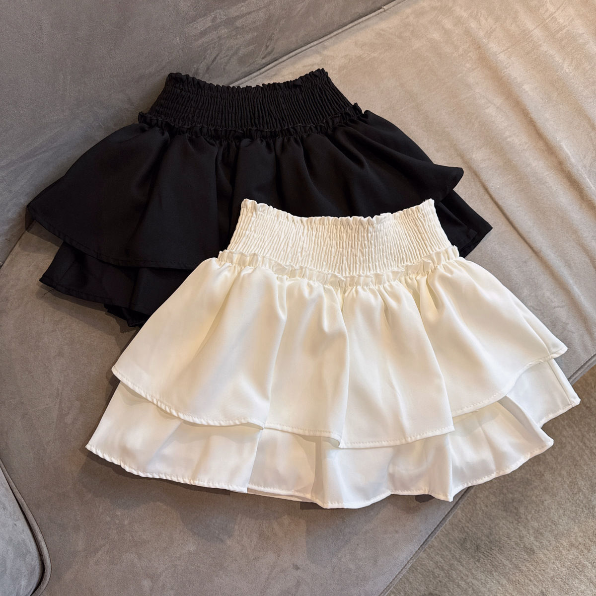 plus size Women's Ballet Style Skirt Women's Spring and Summer New Korean Style High Waist Slimming Design Sweet and Spicy Cake Skirt