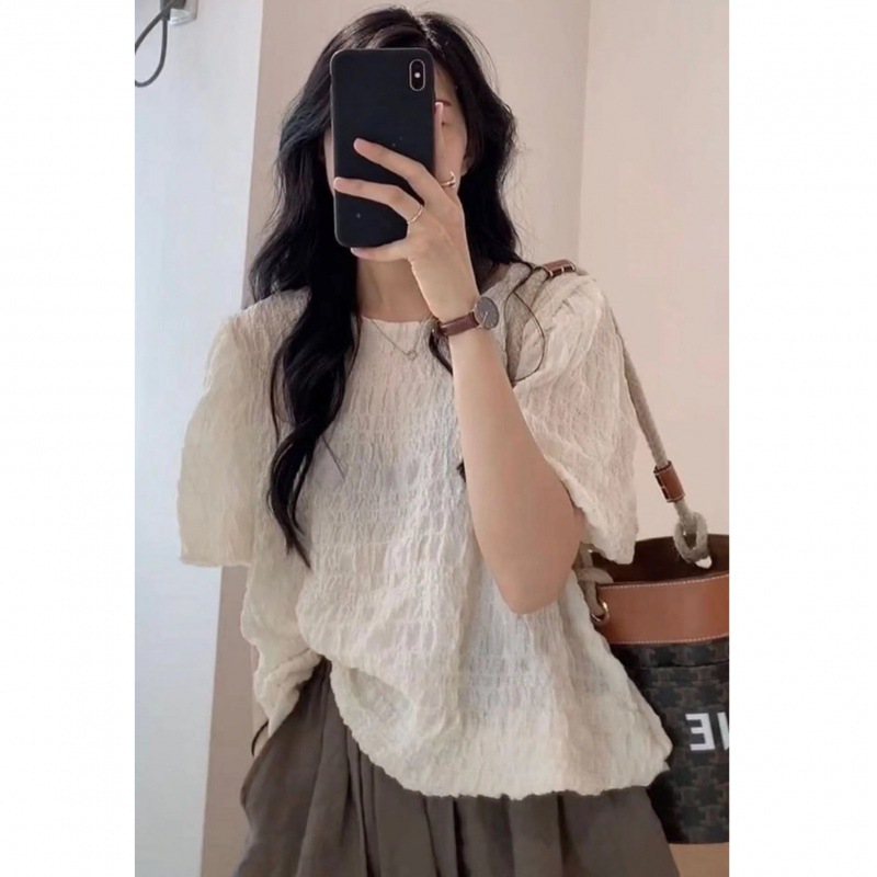 Picture of Summer women's clothing salt slightly fat wear retro chic light mature Hong Kong style high-grade top two-piece suit shorts