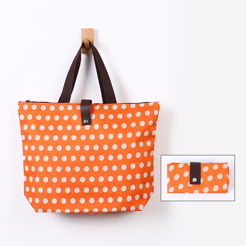 Picture of Oxford Cloth Foldableing Shopping Bag Satchel Shopping Bag Satchel Advertising Environmentally Friendly Foldableable Grocery Shopping Bag Customization