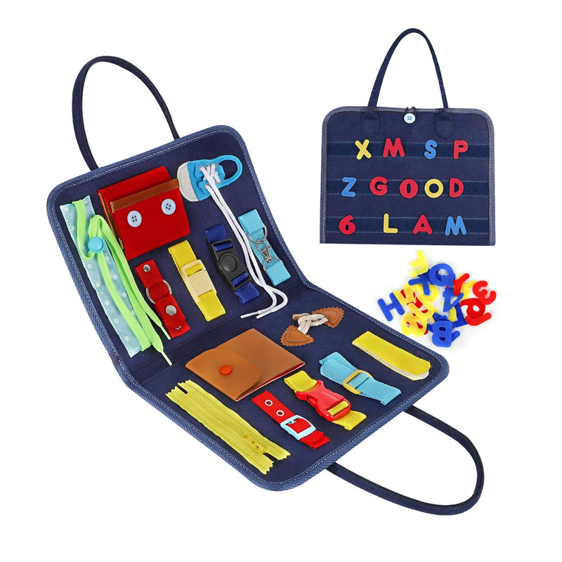 Felt busy Board early education educational toys felt educational dressing felt Learning Board
