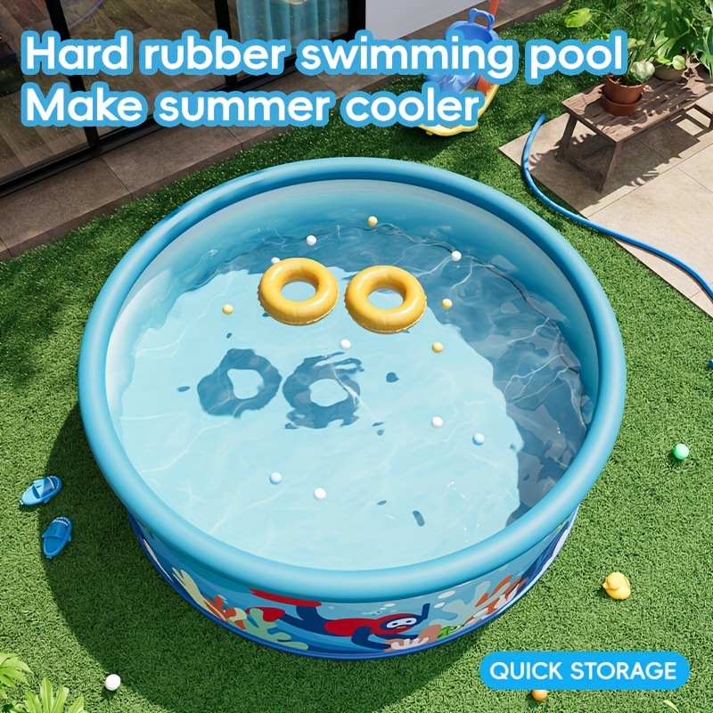 Picture of Cross-Border Wholesale Large Outdoor Inflatable Swimming Pool Family Round Pool Children's Home Thickened Baby Swimming Pool