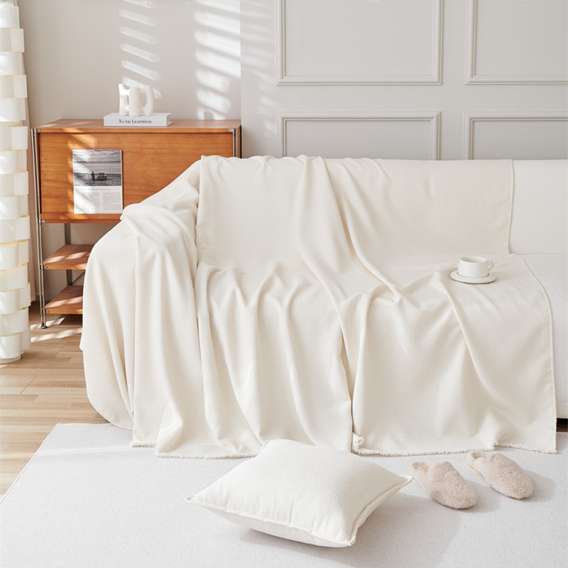 Picture of Teddy Velvet Waterproof Sofa Cover Cloth Four-Season Universal Anti-Slip Sofa Cover Anti-Cat Scratch Cloth Seat Cushion Dust Cover