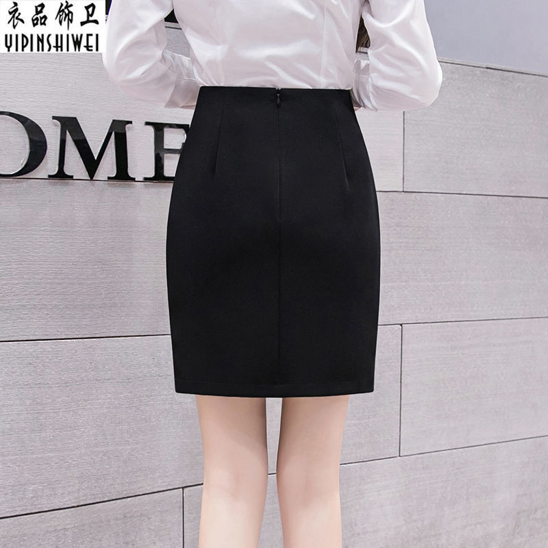Summer Skirt Anti-slip Professional Hip Skirt Half-length Western Skirt One-step Skirt Skirt Work Skirt Short Skirt Dress Autumn