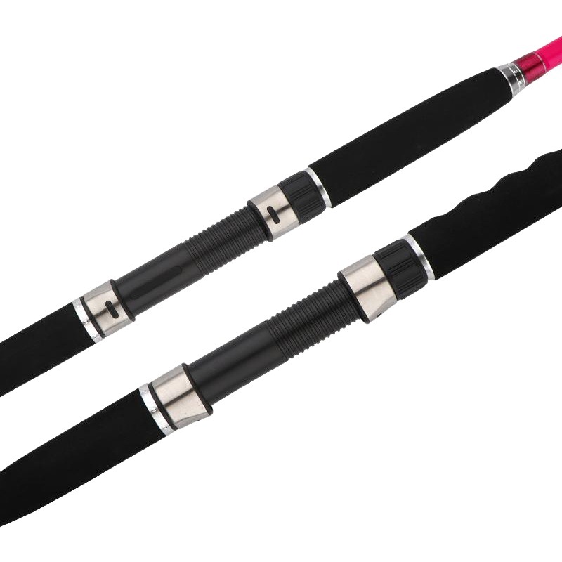 Wholesale boat rod deep sea offshore boat rod 1.7 meters big fishing heavy tow fishing rod super hard boat fishing rod rod iron rod