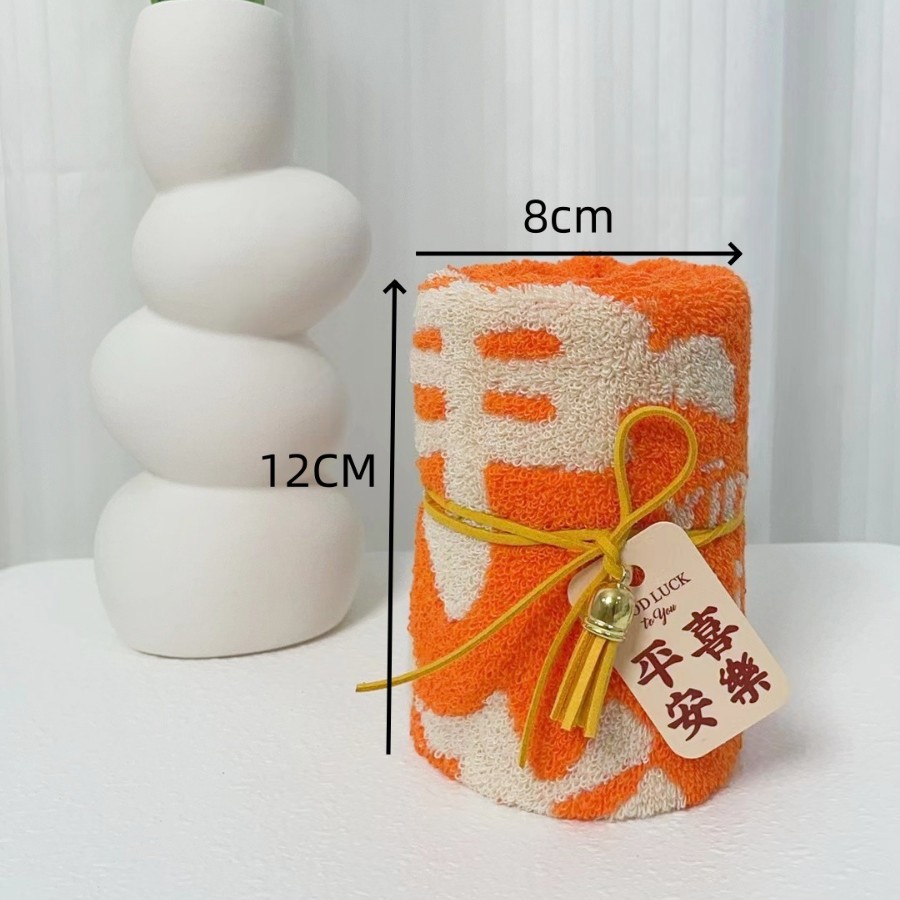 Picture of Hand-to-hand gift towel large square towel rich and beautiful wedding gift towel Xi shop trend ceremony bear towel wholesale