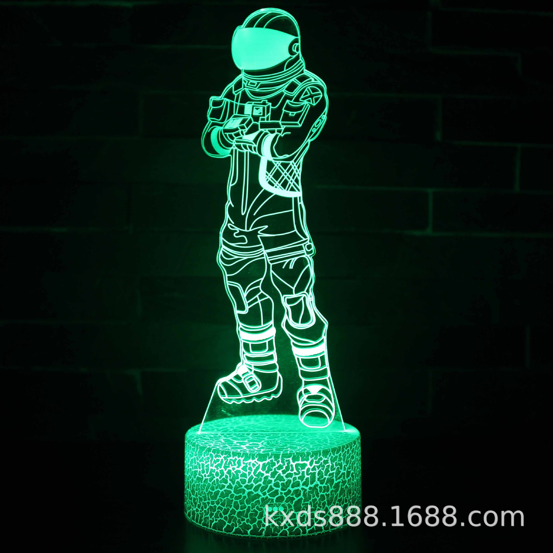 Picture of Kaixing Cross-border Exclusive Fortress Night Game Series 3D Nightlight LED Colorful Touch Remote Control Creative Table Lamp