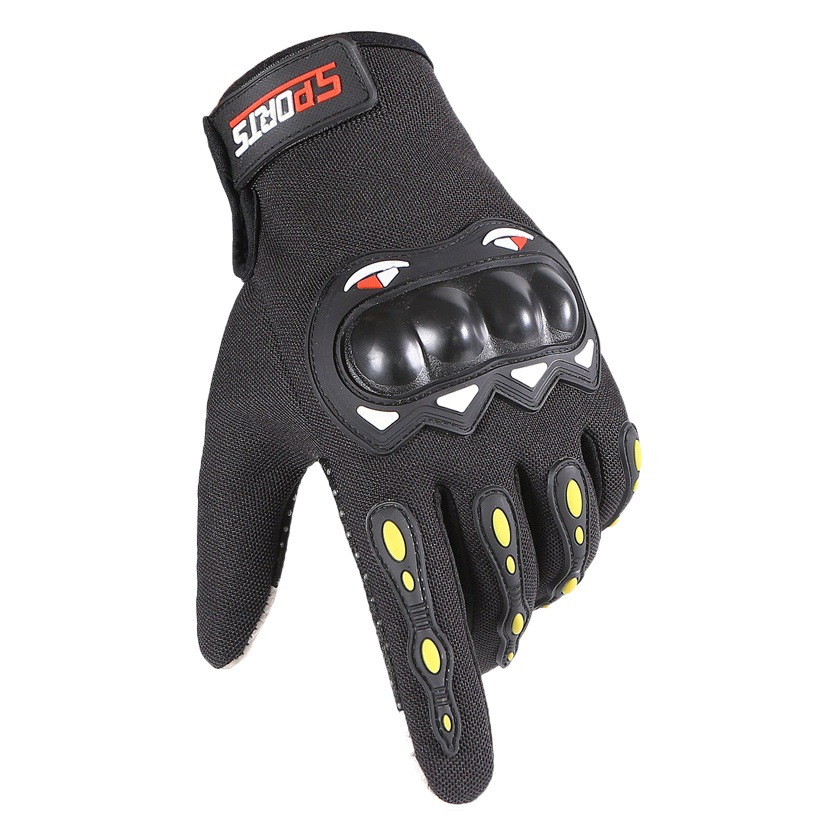 Outdoor Riding Gloves for Men and Women Spring and Summer Long Finger Touch Screen Protection Locomotive Anti-slip Wear-resistant Amazon Foreign Trade A1KQ