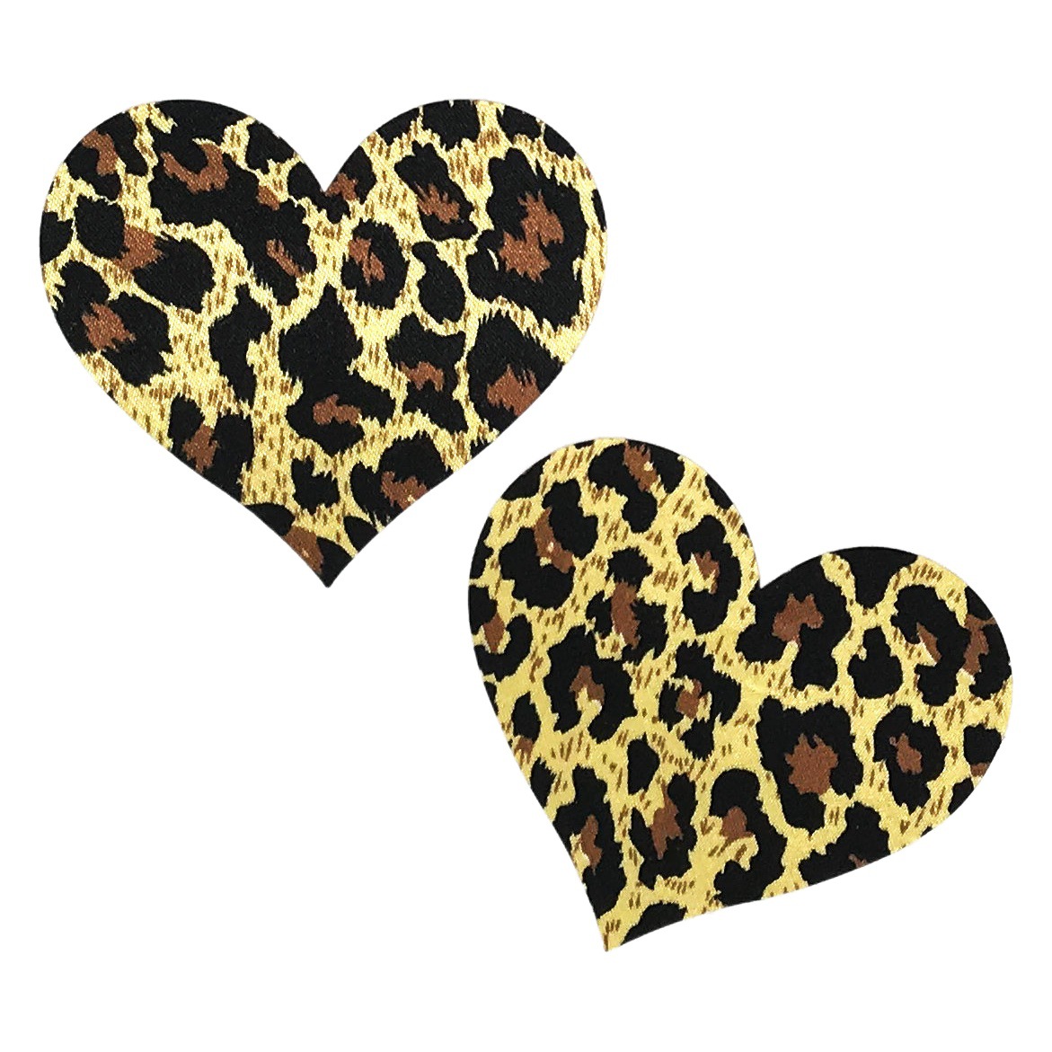 Disposable Fabric Satin Leopard Print Breathable Anti-Exposure Nipple Covers Cross-Border Sexy Lingerie Accessories