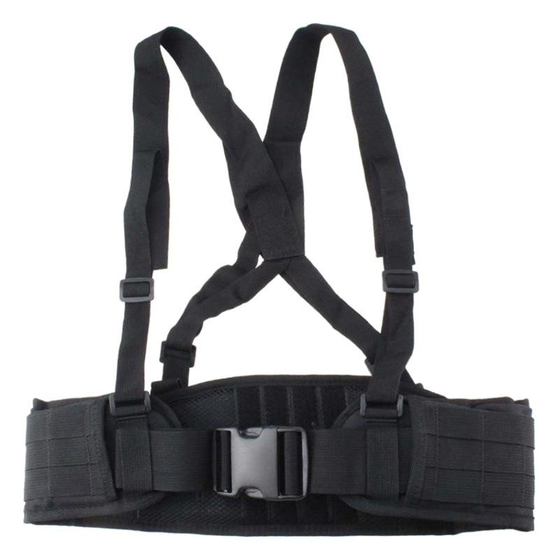 Molle Waist Seal Strap Outdoor Sports Training Belt Waist Protection Multifunctional Camouflage Nylon Back Belt