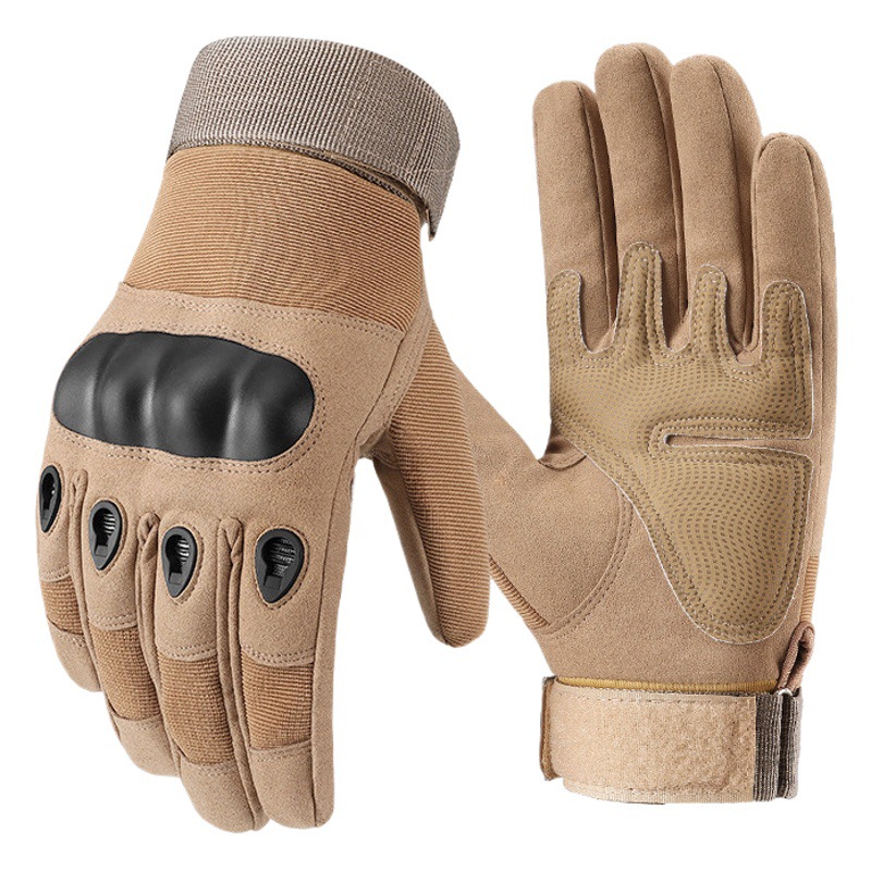 Tactical Gloves Field Men's Desert Soldier Outdoor Full Finger Anti-cut Protection Non-slip Wear-resistant Training