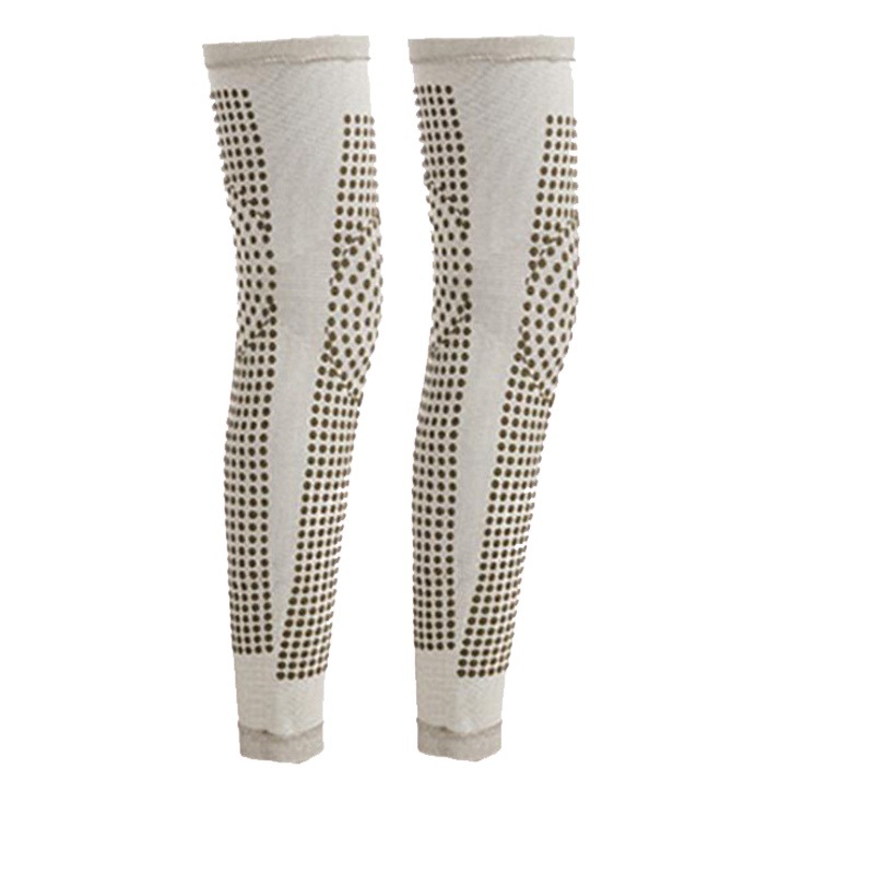 Lengthened knitted two-sided elastic kneecap warm men and women winter kneecap leggings elderly Wormwood leggings