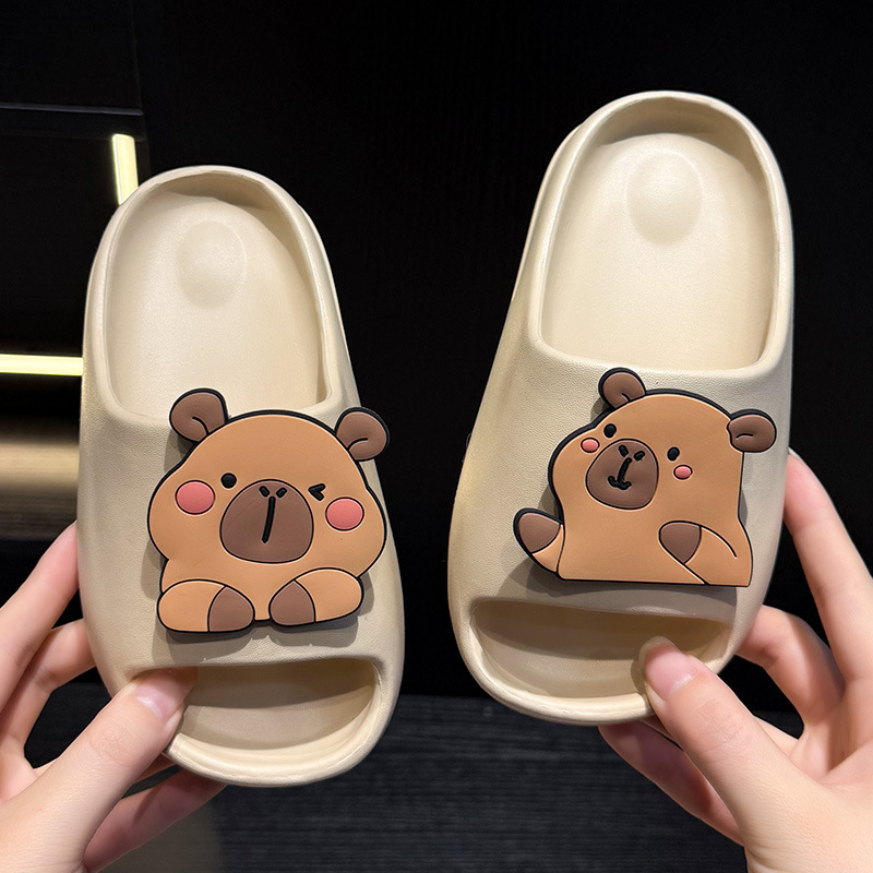 Kapibala Slippers Outer Wear Eva Kidsren's Slippers Women's Home Slippers Baby Boys' Slippers Boys and Girls' Shoes