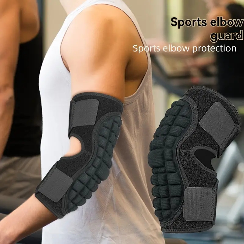 Cross-Border Sports Elbow Pads for Men and Women Goalkeeper Thickened Honeycomb Elbow Pads to Protect Elbow Pads Basketball Outdoor Sports