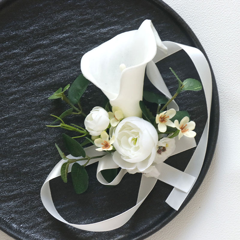 Picture of 237 Western-style business celebration corsage hand flower wedding supplies artificial flower studio photo props White series