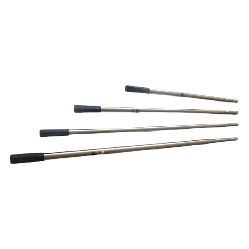 Wholesale Positioning Fish Fork Pole, Sickle Pole, Fishing Gear, Retractable Fruit Picking Pole, Stainless Steel Embossed Net Pole, Portable