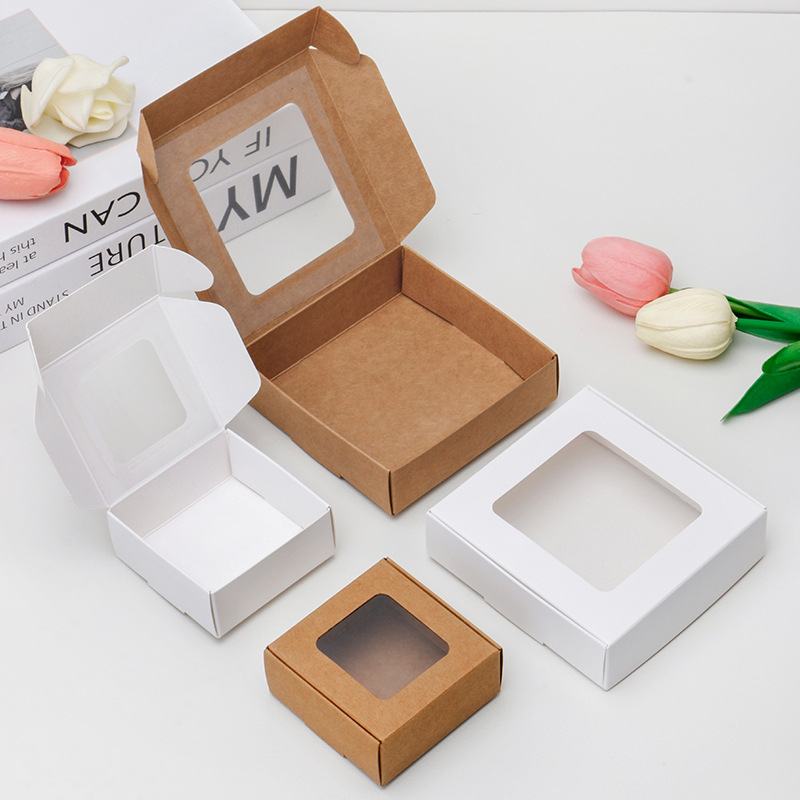 Flying box soap transparent jewelry box earrings box necklace box creative gift box storage jewelry packaging