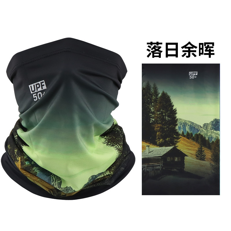 Picture of Sunscreen Mask Riding Sunscreen Collar Men's and Women's Fishing Ice Silk Magic Scarf Summer Scarf Thin Scarf