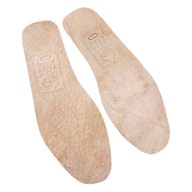 Genuine leather insoles wholesale thickened deodorant insoles breathable water absorption non-slip wearable trimmable men's and women's styles